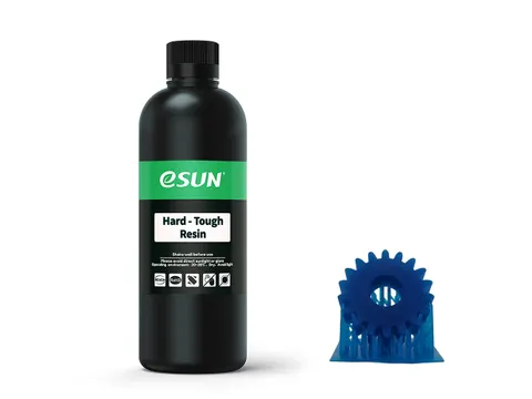 eSUN LCD Hard-Tough Resin 3D-printerhars Blauw 1kg 405nm