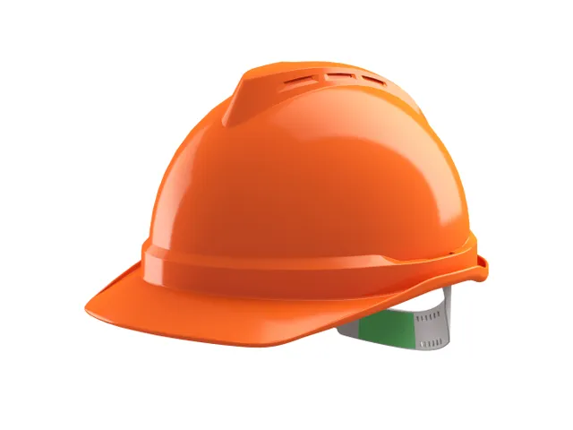 MSA V-Gard 500 ongeventileerde veiligheidshelm met Push-Key binnenwerk