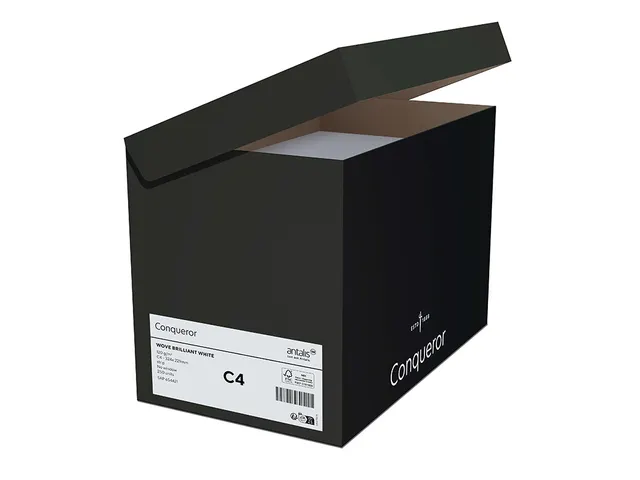 Conqueror Akte Envelop 120 Gram C4 Wove 229x324mm Brilliant White