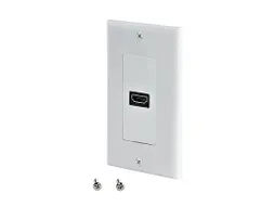 1-poort Vrouwelijke HDMI Wandcontactdoos Wit