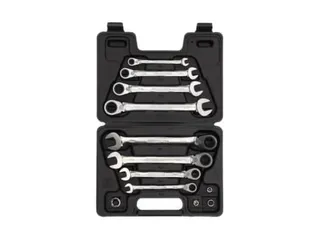 GEDORE R07203012 Combinatie ratel steeksleutelset SW8-19mm 12stuks - 1