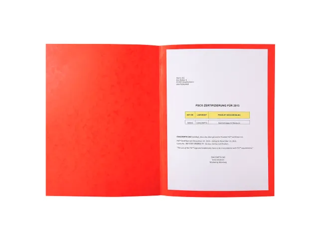 PK 25 dossiermappen Glanskarton 225g Ass