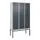 Z-garderobekast,HxBxD 2120x1200x500mm,vak B 200/400mm,cil.-slot