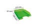 Brievenbak COMBO MID I appelgroen transp.