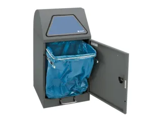 afvalverzamelaar,niet-brandbaar,1x45l,HxBxD 800x400x380mm - 2