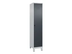 locker,HxBxD 1950x400x500mm,1vak,vak B 400mm,draaigrendel,voeten
