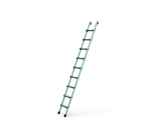 ladder,eenzijdig,9,treden,balk L 2,68m,geëloxeerd - 1