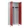 PBM-locker,HxBxD 1950x800x500mm,2vak,vak B 400mm,draaigrendel