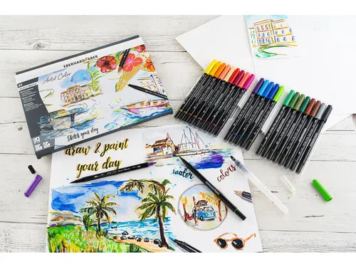 Sketch marker Eberhard Faber 24 stuks assorti kleuren