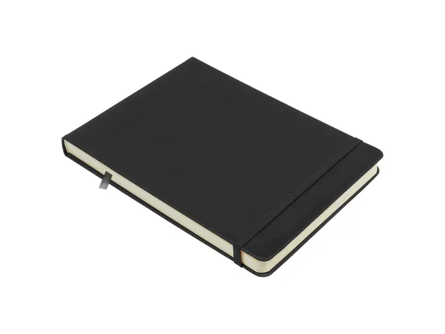 Carnet de croquis PU couverture rigide 80 feuilles A5 paysage noir