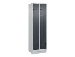 Z-garderobekast,HxBxD 1950x600x500mm,vak B 150/300mm,draaigrendel