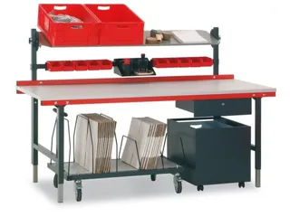 Lade,v. paktafel,HxBxD 150x520x500mm,aanbouw zijde vrij te kiezen - 1