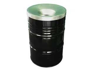 Afvalbak The Binbin Met Vlamvertragend Deksel 200 Liter Zwart - 1