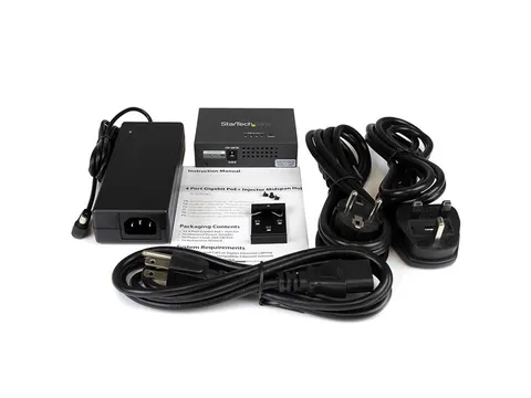 4-poorts Gigabit Midspan Poe+ Injector 802.3at/af