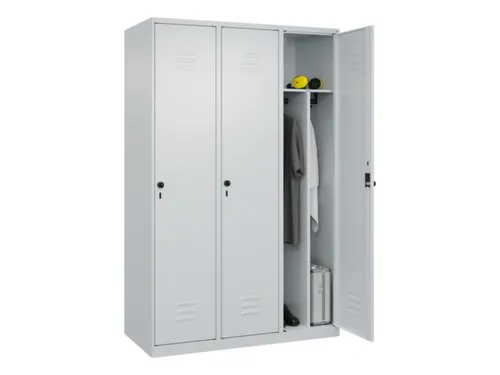 locker voor scheiding van kleding,HxBxD 1850x1200x500mm,3vak