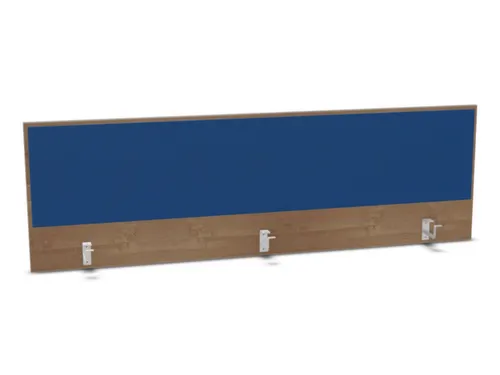 opzetpaneel,v. bureau,aanbouw achter,B 1800mm,NT-cherry,BN6016-blauw