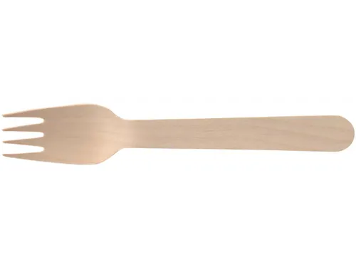 Papstar Vork Pure uit hout 16cm 250 stuks
