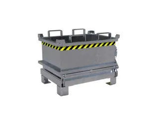 mini-bodemklepcontainer,HxLxB 625x600x800mm,0,13m³,inrijbeugel,staal - 2