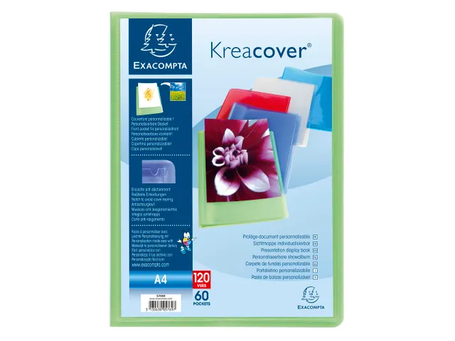 Protège-documents en polypropylène semi rigide Kreacover Chromaline