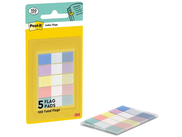 Indextabs Post-it 683-5PASTEL 11,9x43,2mm small 100 tabs