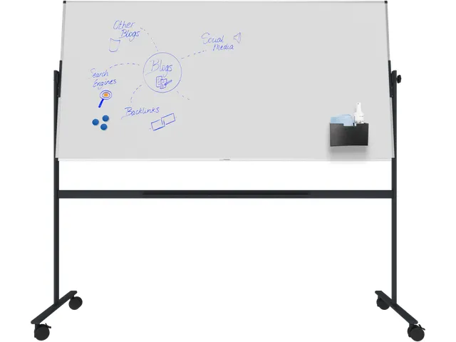 Tableau blanc Legamaster UNITE PLUS Inclinable 100x200cm Base noire