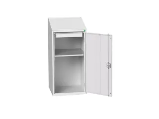 lessenaarkast 1130x525x550mm 1 legbord RAL7035 - 1