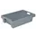 Euronorm Draaistapelbak 200x600x400mm Wanden/bodem Gesl. Grijs 32l