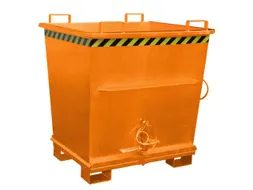 Bodemklepcontainer 1271x1040x1200mm 1m³ 2000kg Ral2000