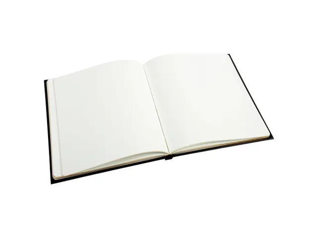 Livre d'or Balacron avec titre 100 pages blanches - 27x22 cm vertical