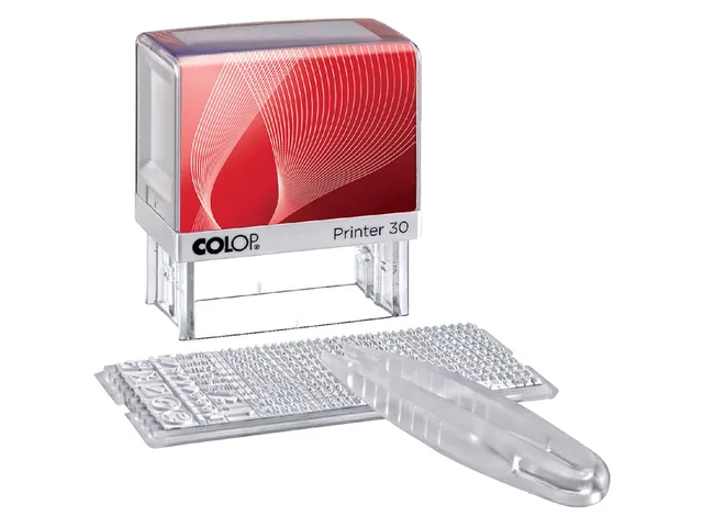Tekststempel Colop Printer 30/1 5regels 47x18mm zwart