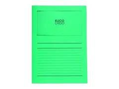 Map Elco Ordo Classico mvenst A4 120gr 220x310mm smaragd 100st verp100