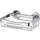 Aluxx zeephouder hoogglans verchroomd aluminium