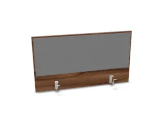 opzetpaneel bureau aanbouw achter NP-tiepolo nut BN8078-grijs 1000mm - 1