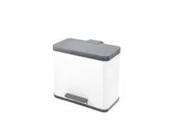 poubelle à pédale 1x9l/1x17l HxlxP 430x470x340mm