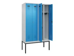 locker voor scheiding van kleding,HxBxD 2120x1200x500mm,4vak
