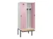 locker met bank,voor scheiding van kleding,HxBxD 2120x800x815mm,2vak