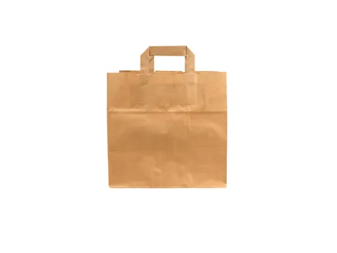 Tas IEZZY kraft papier 26x17x25cm (bxdxh) bruin 250 stuks