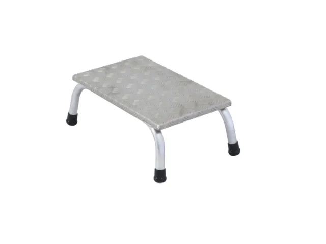 Montagetrap Aluminium H 0 2M 1Trede Incl. Platform Treden Traanplaat