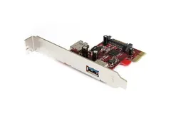 2 poorts PCI Express SuperSpeed USB 3.0 Kaart met UASP Support
