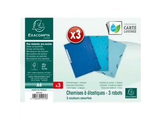 Pk3 Elastomap glansk art.3klep A4 Oceaan - 9