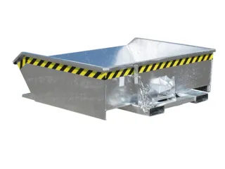 mini-kiepbak,HxLxB 450x1385x1680mm,0,61m³,draagverm. 1000kg,verzinkt - 1