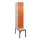 Z-garderobekast,HxBxD 2120x400x815mm,2vak,vak B 400mm,cil.-slot