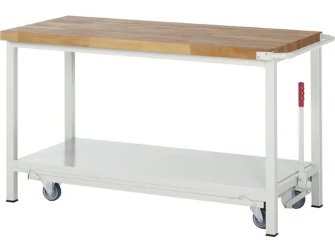 Werkbank Hxbxd 880x1500x700mm Beukenhouten Werkblad Legbord