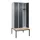 locker met bank,HxBxD 2120x900x815mm,3vak,vak B 300mm,cilinderslot