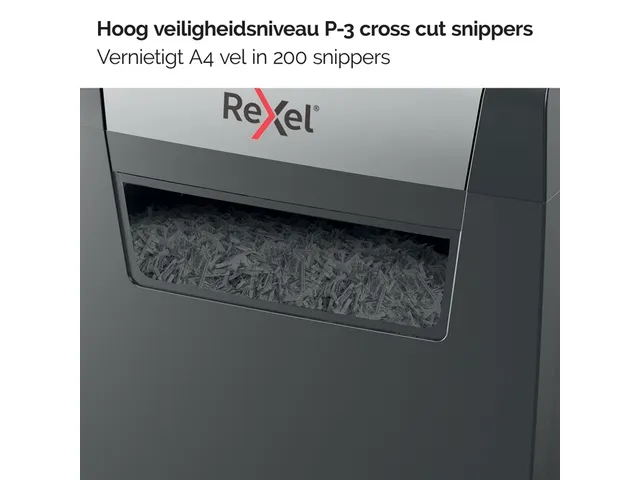 Papiervernietiger Rexel Momentum X308 snippers 5x42mm P-3