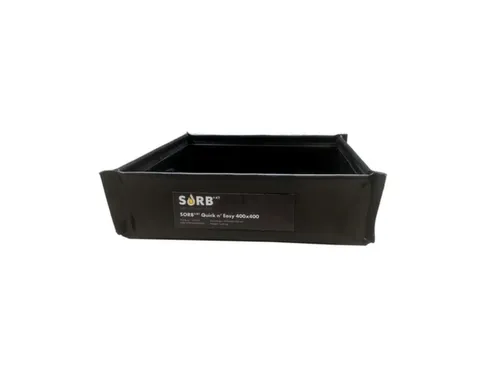 opvouwbare bak,opvangvol. 19l,HxBxD 120x400x400mm,rand m. versterking