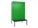 locker met bank,voor scheiding van kleding,HxBxD 2120x1200x815mm,4vak