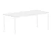 In hoogte verstelbaar bureau,HxBxD 720-840x1800x800mm,Bl-wit