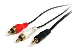 90cm Stereo Audiokabel 3,5mm naar 2x RCA M/M