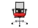 Bureaustoel Sitness 60 Netrug Zwart Rood